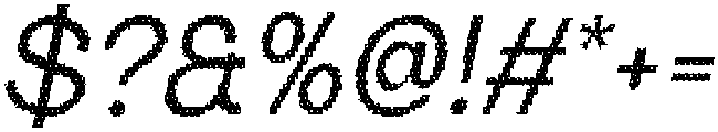 CS Kalimer Disco Italic otf (400) Font OTHER CHARS