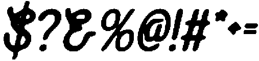 CS Kaylie Drawn Italic otf (400) Font OTHER CHARS