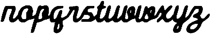 CS Kaylie Drawn Italic otf (400) Font LOWERCASE