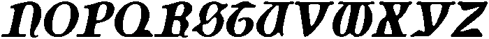 CS Laura Drawn Italic otf (400) Font UPPERCASE