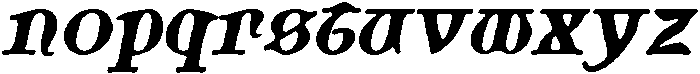 CS Laura Drawn Italic otf (400) Font LOWERCASE