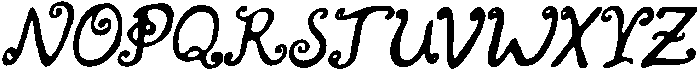 CS Layne Drawn Italic otf (400) Font UPPERCASE