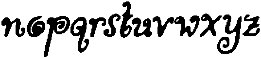 CS Layne Drawn Italic otf (400) Font LOWERCASE