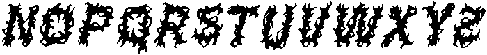 CS Leather Drawn Italic otf (400) Font UPPERCASE