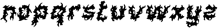CS Leather Drawn Italic otf (400) Font LOWERCASE