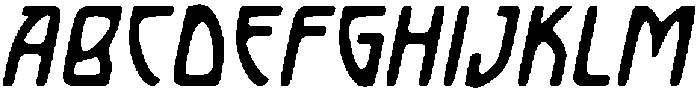 CS Lempo Drawn Italic otf (400) Font UPPERCASE