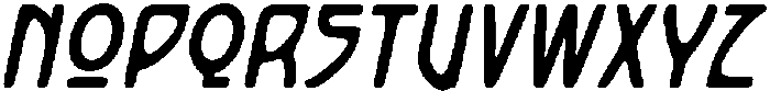 CS Lempo Drawn Italic otf (400) Font UPPERCASE