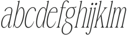 CS Leona Italic otf (400) Font LOWERCASE