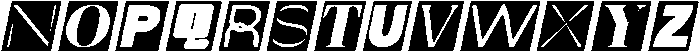 CS Libra Drawn Italic otf (400) Font UPPERCASE