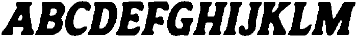 CS Limau Drawn Italic otf (400) Font UPPERCASE