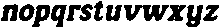 CS Limau Drawn Italic otf (400) Font LOWERCASE