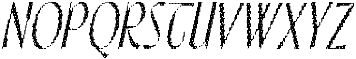 CS Lindens Disco Italic otf (400) Font UPPERCASE