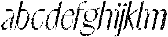 CS Lindens Disco Italic otf (400) Font LOWERCASE
