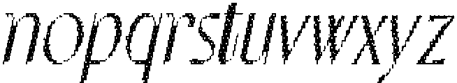 CS Lindens Disco Italic otf (400) Font LOWERCASE