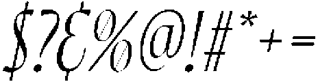 CS Lindens Italic otf (400) Font OTHER CHARS