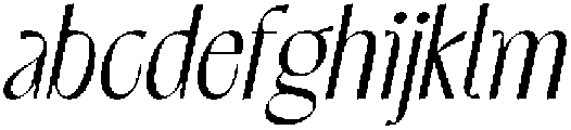CS Lindens Italic otf (400) Font LOWERCASE