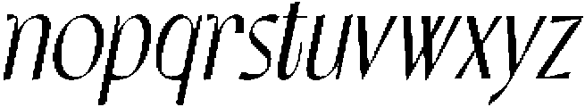 CS Lindens Italic otf (400) Font LOWERCASE