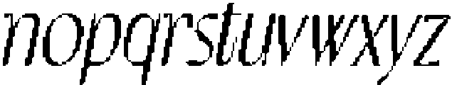 CS Lindens Pixel Regular otf (400) Font LOWERCASE