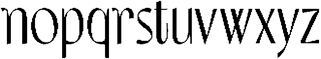 CS Lindens Regular otf (400) Font LOWERCASE