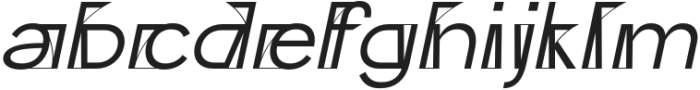 CS Locked Italic otf (400) Font LOWERCASE