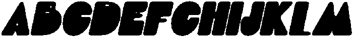CS Love Drawn Italic otf (400) Font UPPERCASE