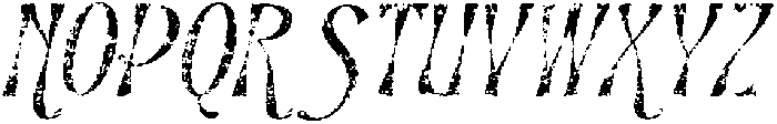 CS Lovisa Stamp Italic otf (400) Font UPPERCASE