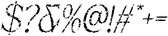 CS Lucien Stamp Italic otf (400) Font OTHER CHARS