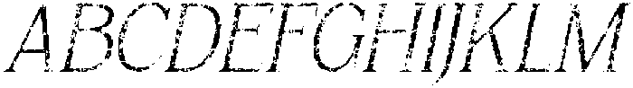 CS Lucien Stamp Italic otf (400) Font UPPERCASE