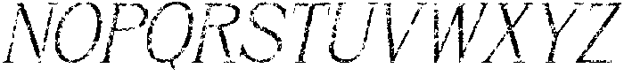 CS Lucien Stamp Italic otf (400) Font UPPERCASE