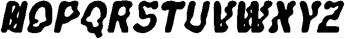 CS Lukane Drawn Italic otf (400) Font UPPERCASE