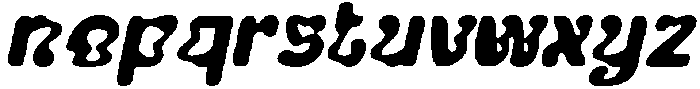 CS Lukane Drawn Italic otf (400) Font LOWERCASE