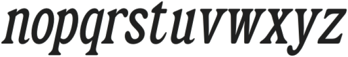 CS Lusty Italic otf (400) Font LOWERCASE