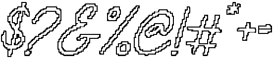 CS Lydia Pixel Outline otf (400) Font OTHER CHARS