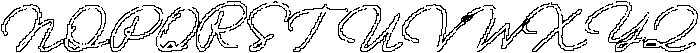 CS Lydia Pixel Outline otf (400) Font UPPERCASE