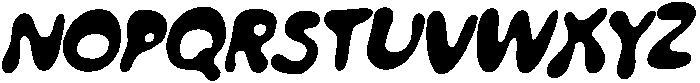 CS Macaron Drawn Italic otf (400) Font UPPERCASE