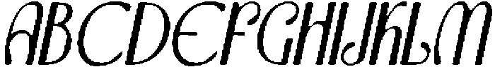 CS Macey Drawn Italic otf (400) Font UPPERCASE
