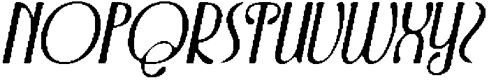 CS Macey Drawn Italic otf (400) Font UPPERCASE