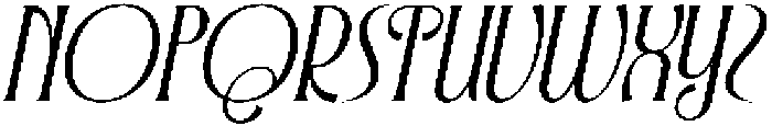 CS Macey Italic otf (400) Font UPPERCASE