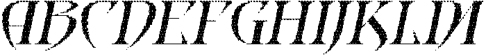 CS Magix Disco Italic otf (400) Font UPPERCASE
