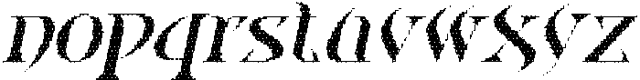 CS Magix Disco Italic otf (400) Font LOWERCASE