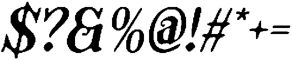 CS Maglite Drawn Italic otf (400) Font OTHER CHARS