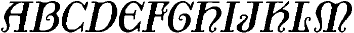 CS Maglite Drawn Italic otf (400) Font UPPERCASE