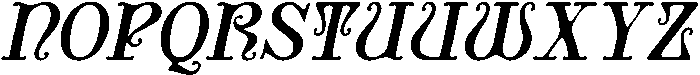 CS Maglite Drawn Italic otf (400) Font UPPERCASE