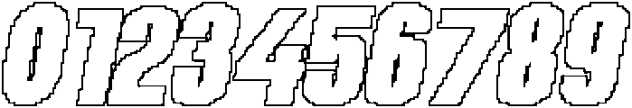 CS Magona Pixel Outline otf (400) Font OTHER CHARS