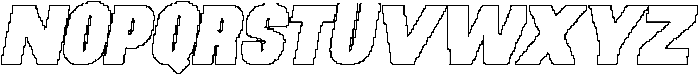 CS Magona Pixel Outline otf (400) Font UPPERCASE