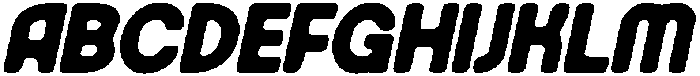 CS Maguire Drawn Italic otf (400) Font UPPERCASE
