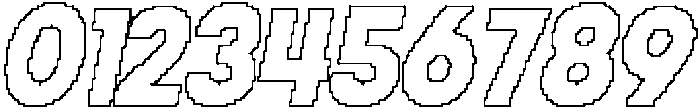 CS Maguire Pixel Outline otf (400) Font OTHER CHARS
