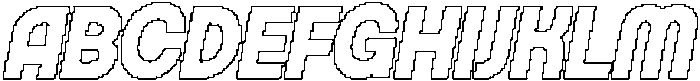 CS Maguire Pixel Outline otf (400) Font