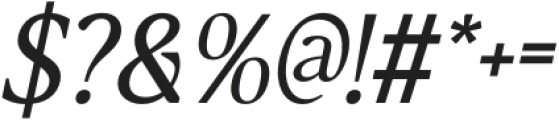 CS Majora Italic otf (400) Font OTHER CHARS