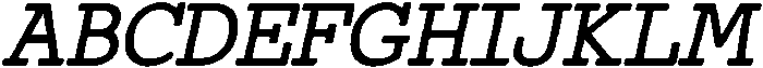 CS Maluce Italic otf (400) Font UPPERCASE